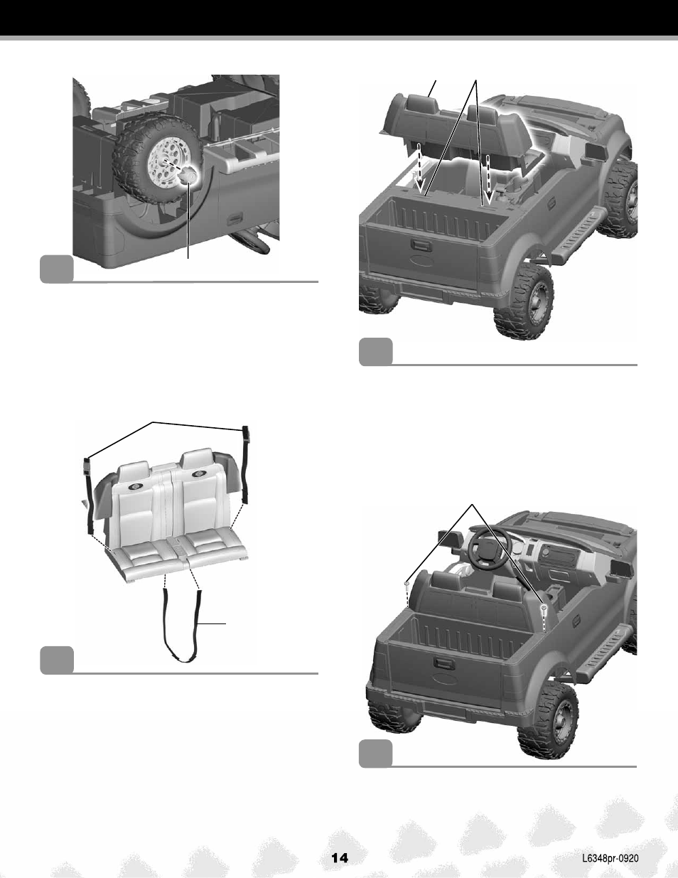 Fisher-Price FORD F-150 L6348 User Manual | Page 14 / 28