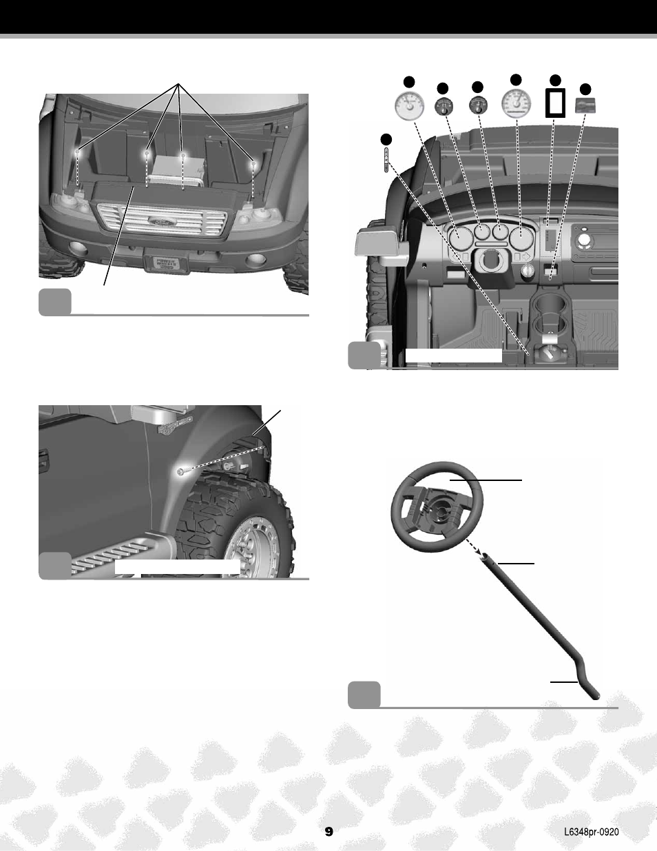 Fisher-Price FORD F-150 L6348 User Manual | Page 9 / 28