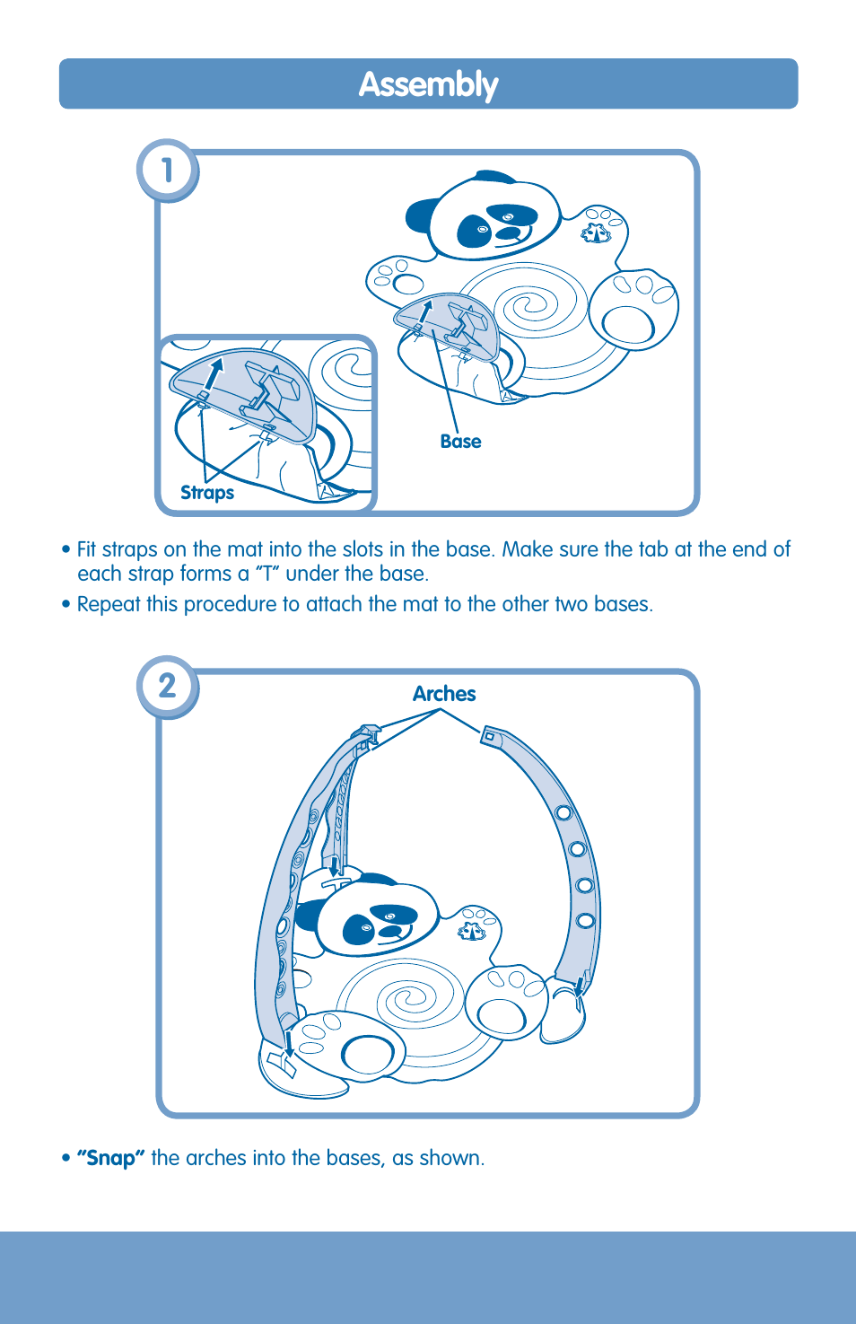 Assembly | Fisher-Price H8102 User Manual | Page 3 / 10