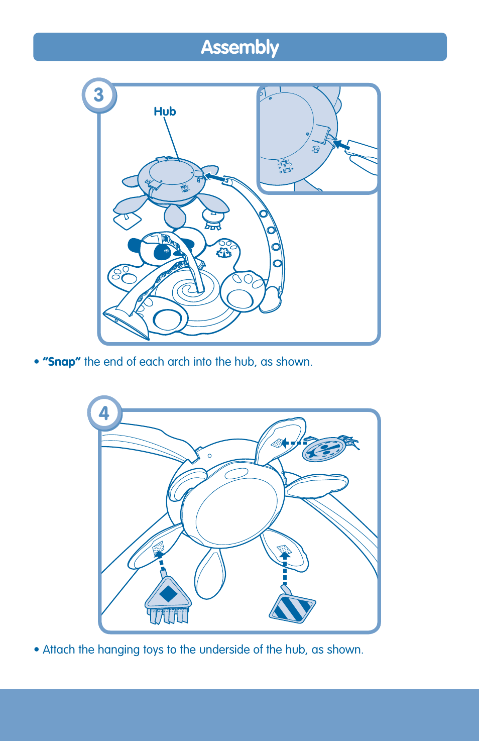 Assembly | Fisher-Price H8102 User Manual | Page 4 / 10