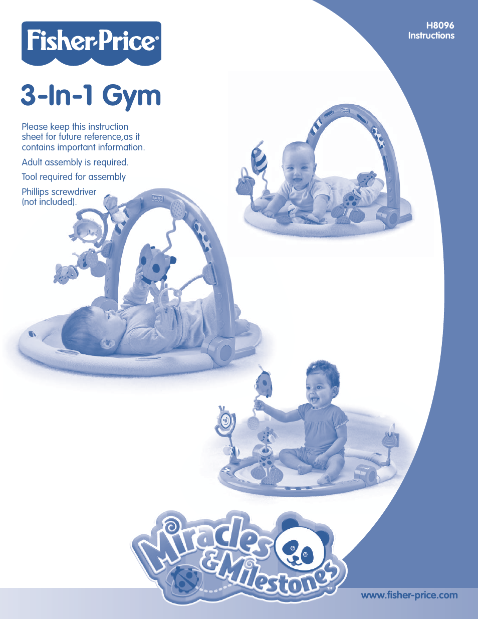 Fisher-Price H8096 User Manual | 6 pages