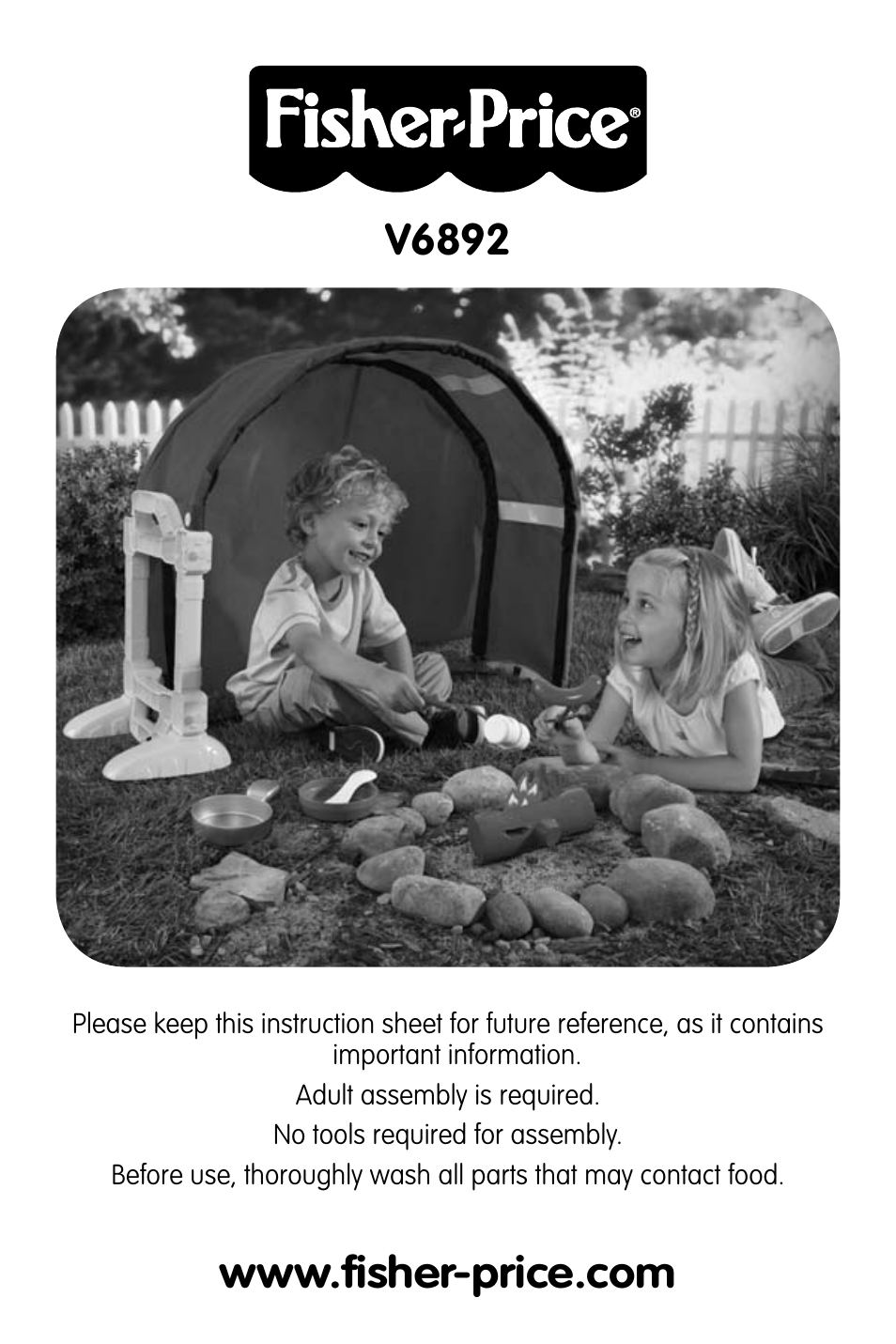 Fisher-Price V6892 User Manual | 8 pages