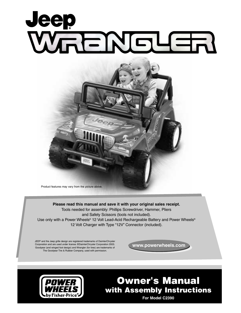 Fisher-Price C2390 User Manual | 28 pages