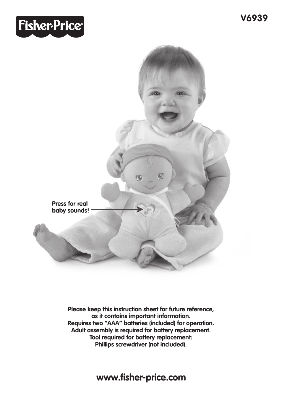 Fisher-Price V6939 User Manual | 4 pages