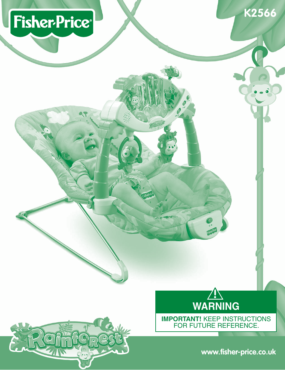 Fisher-Price K2566 User Manual | 8 pages