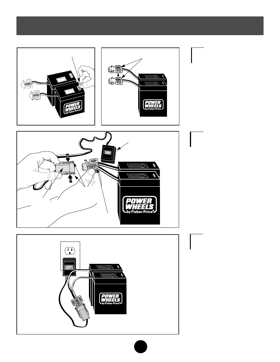 First-time 6 volt battery charging | Fisher-Price 74420 User Manual | Page 10 / 44