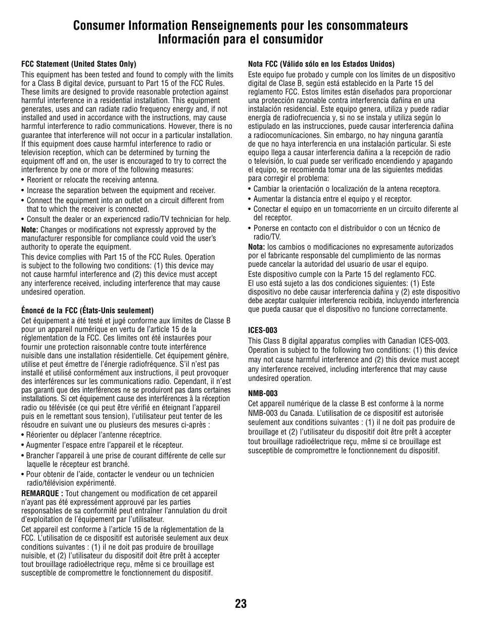 Fisher-Price T1456 User Manual | Page 23 / 24