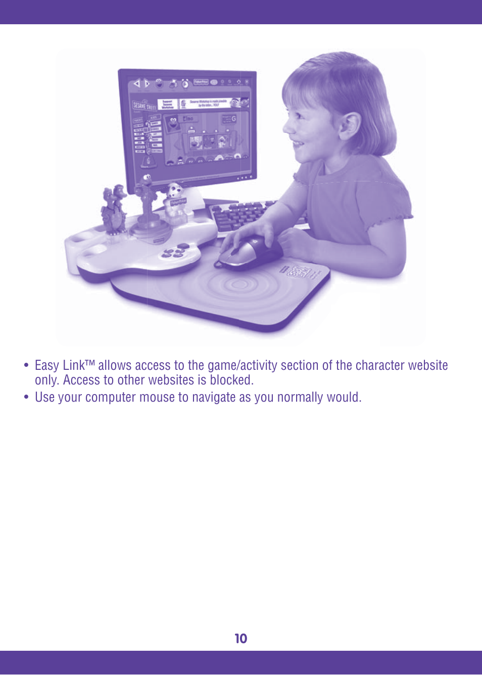 Fisher-Price EASY LINK L6367 User Manual | Page 10 / 16