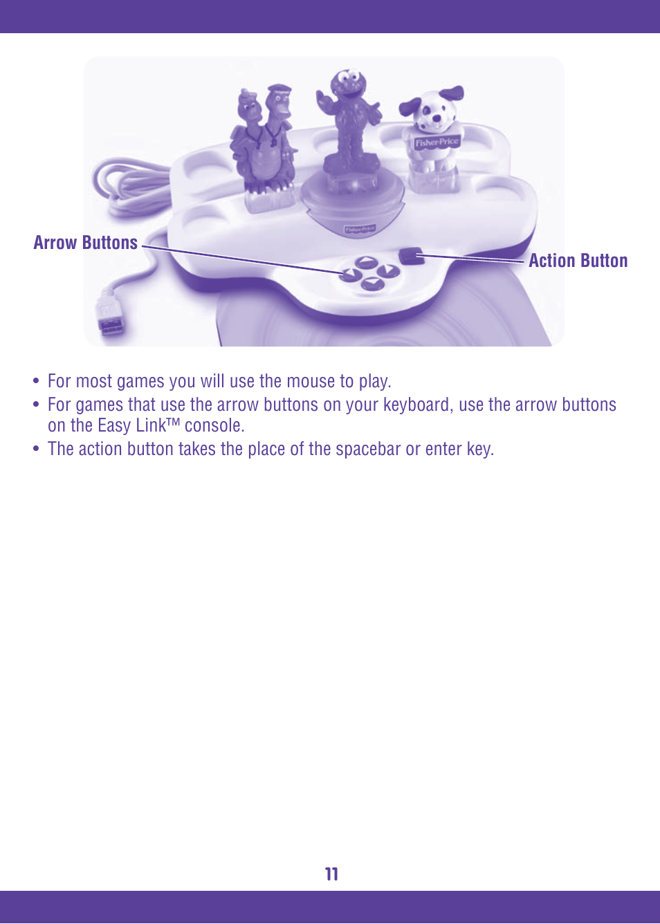 Fisher-Price EASY LINK L6367 User Manual | Page 11 / 16