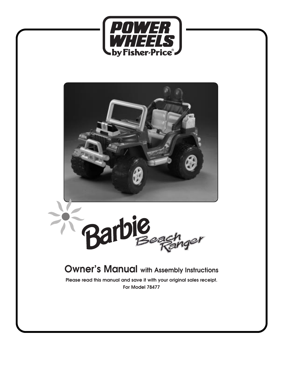 Fisher-Price BARBIE 78477 User Manual | 36 pages