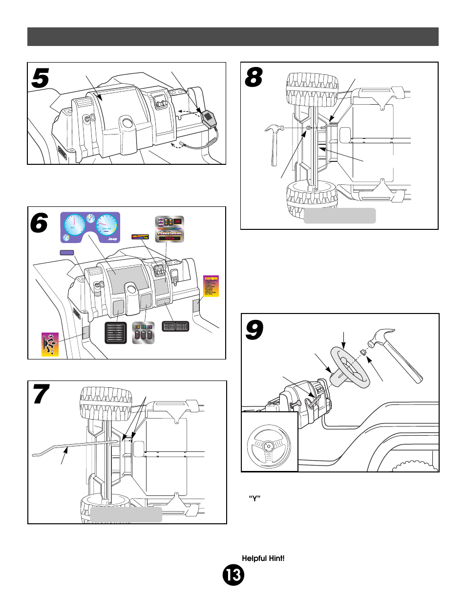 Assembly | Fisher-Price BARBIE 78477 User Manual | Page 13 / 36