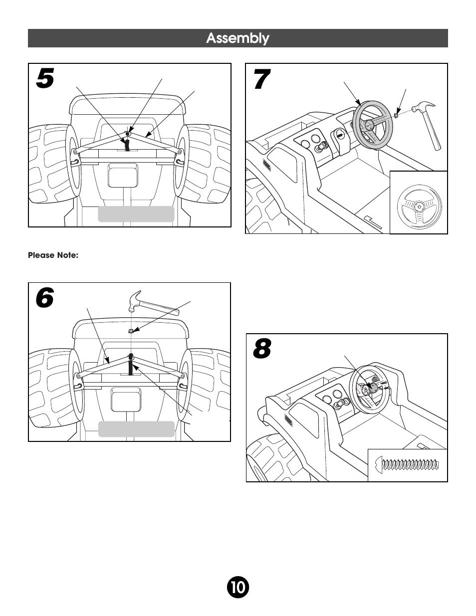 Assembly | Fisher-Price 75547 User Manual | Page 10 / 28