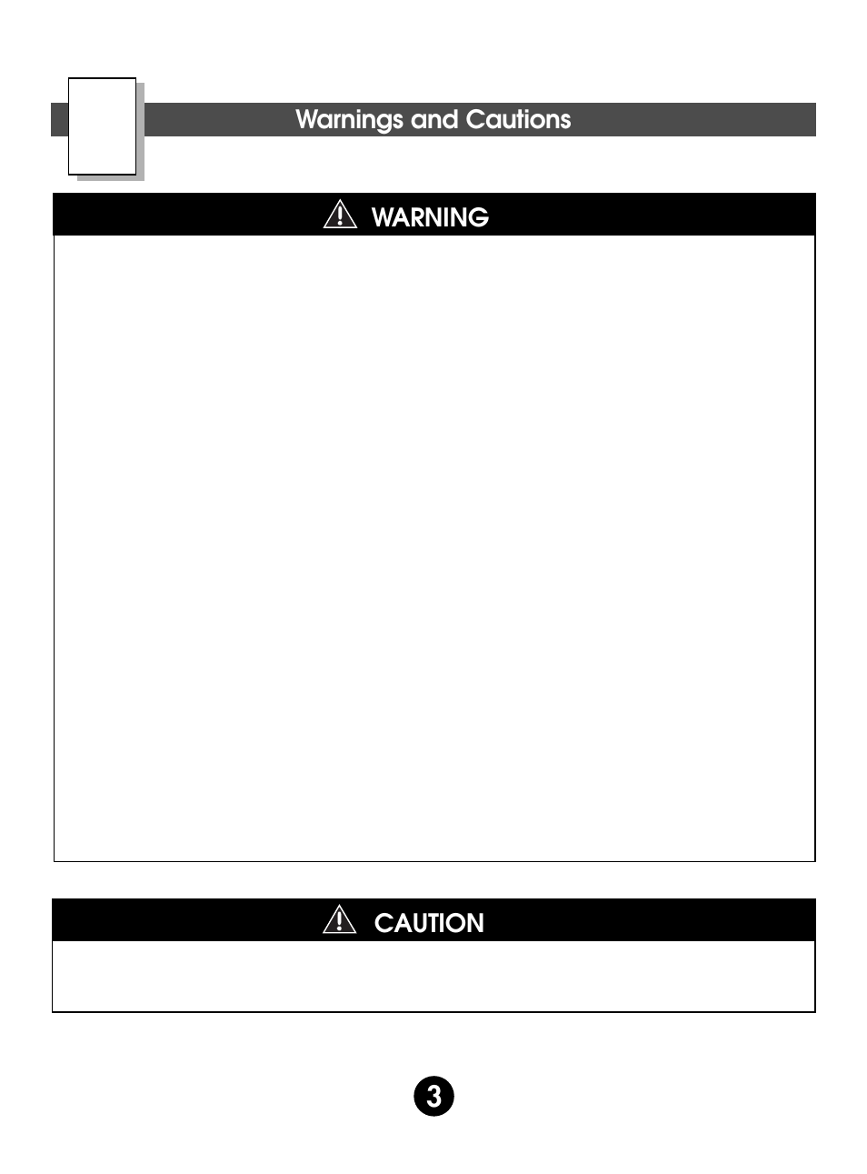 Warning, Warnings and cautions, Caution | Fisher-Price 75547 User Manual | Page 3 / 28