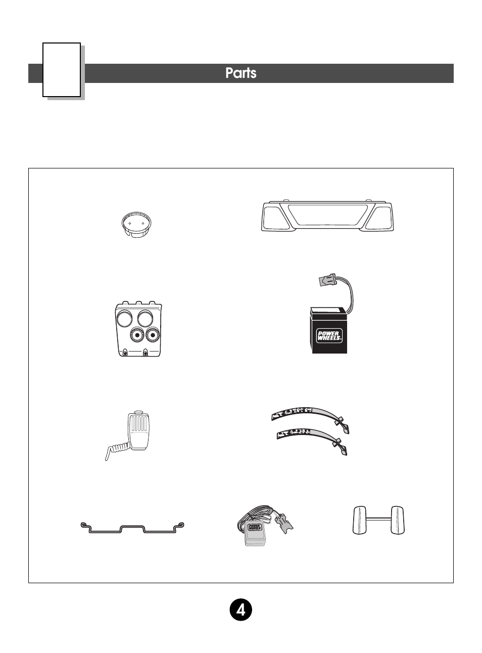Parts | Fisher-Price 75547 User Manual | Page 4 / 28