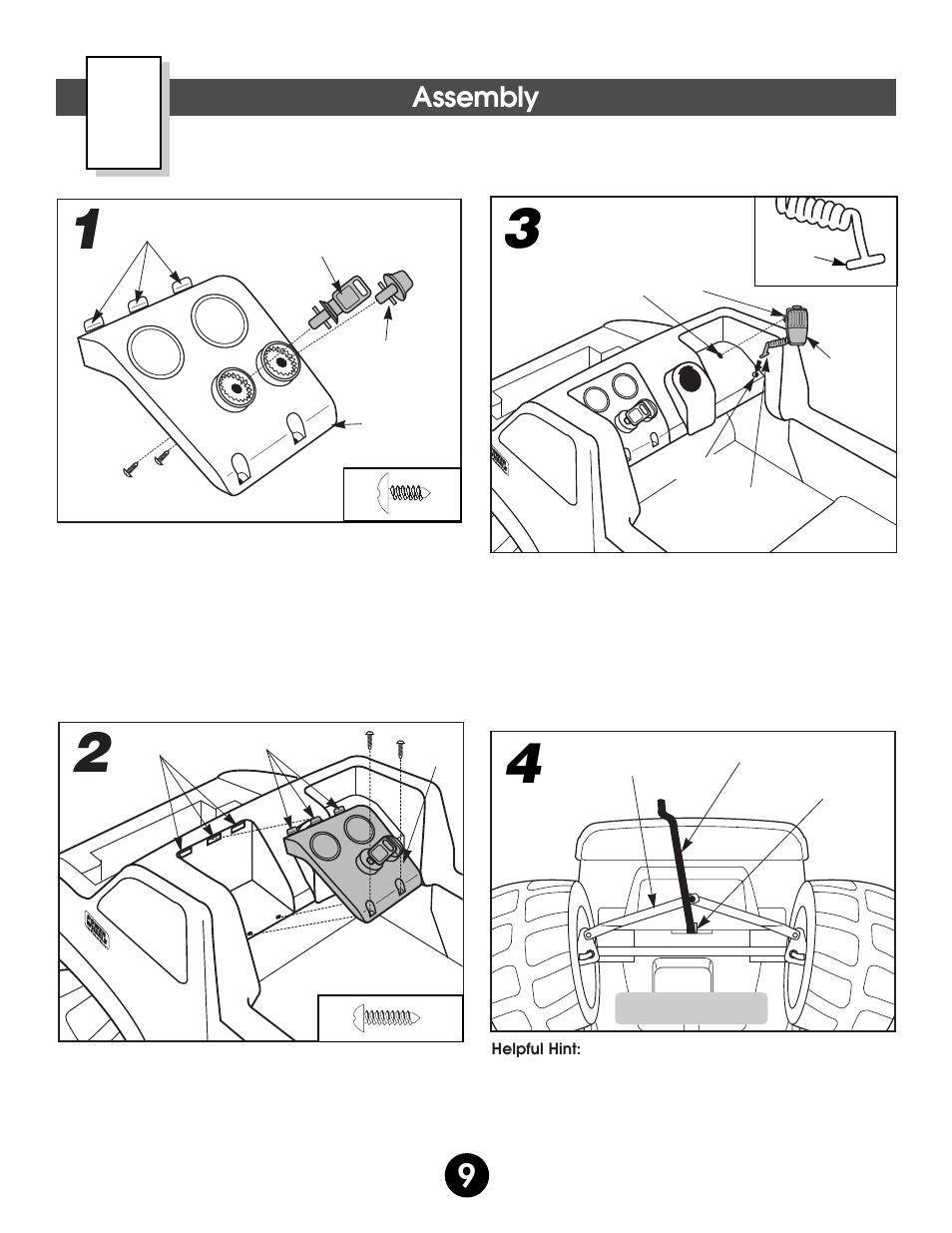 Assembly | Fisher-Price 75547 User Manual | Page 9 / 28