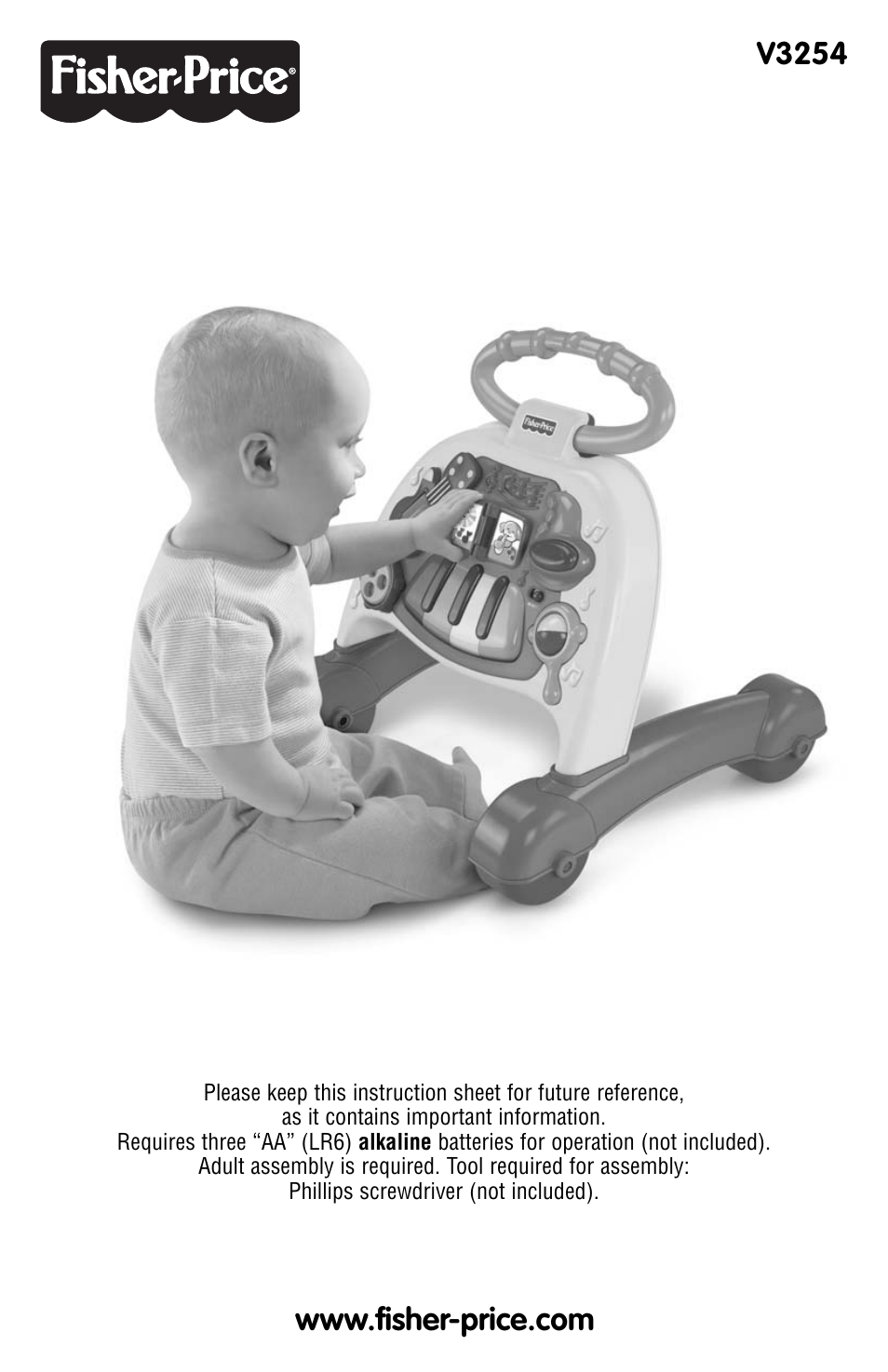 Fisher-Price V3254 User Manual | 6 pages