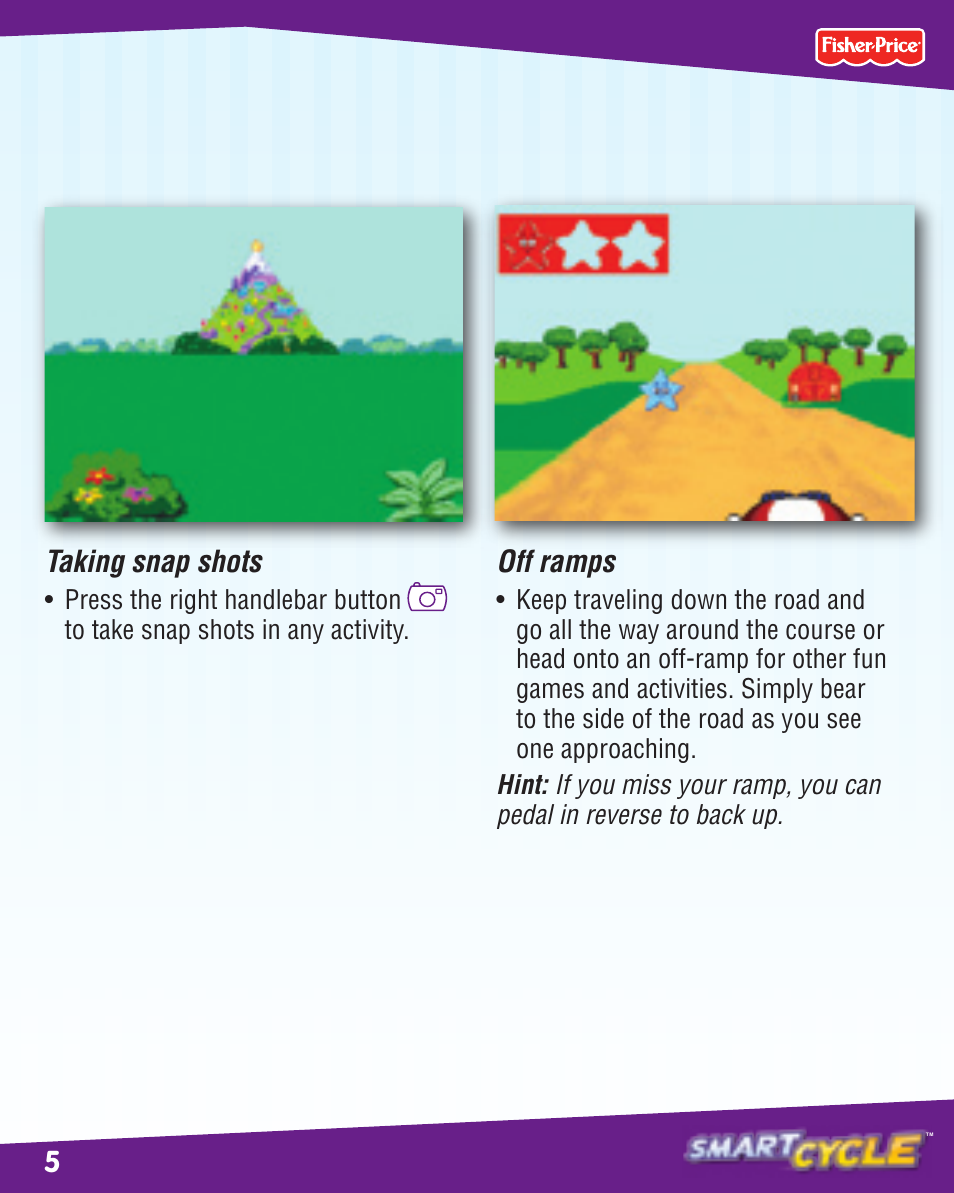 Dora’s friendship adventure | Fisher-Price SMART CYCLE K6689 User Manual | Page 5 / 16