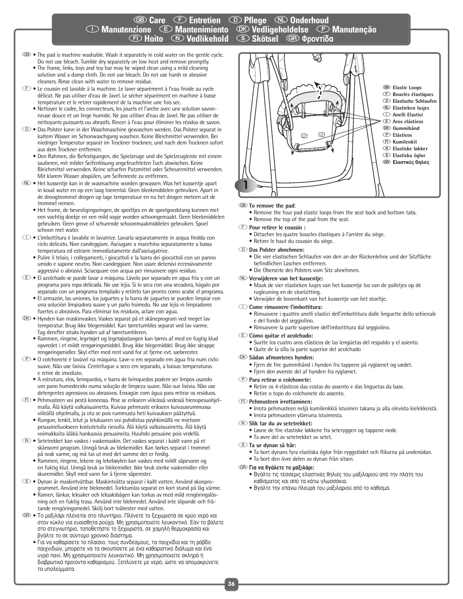 Fisher-Price G5918 User Manual | Page 36 / 40