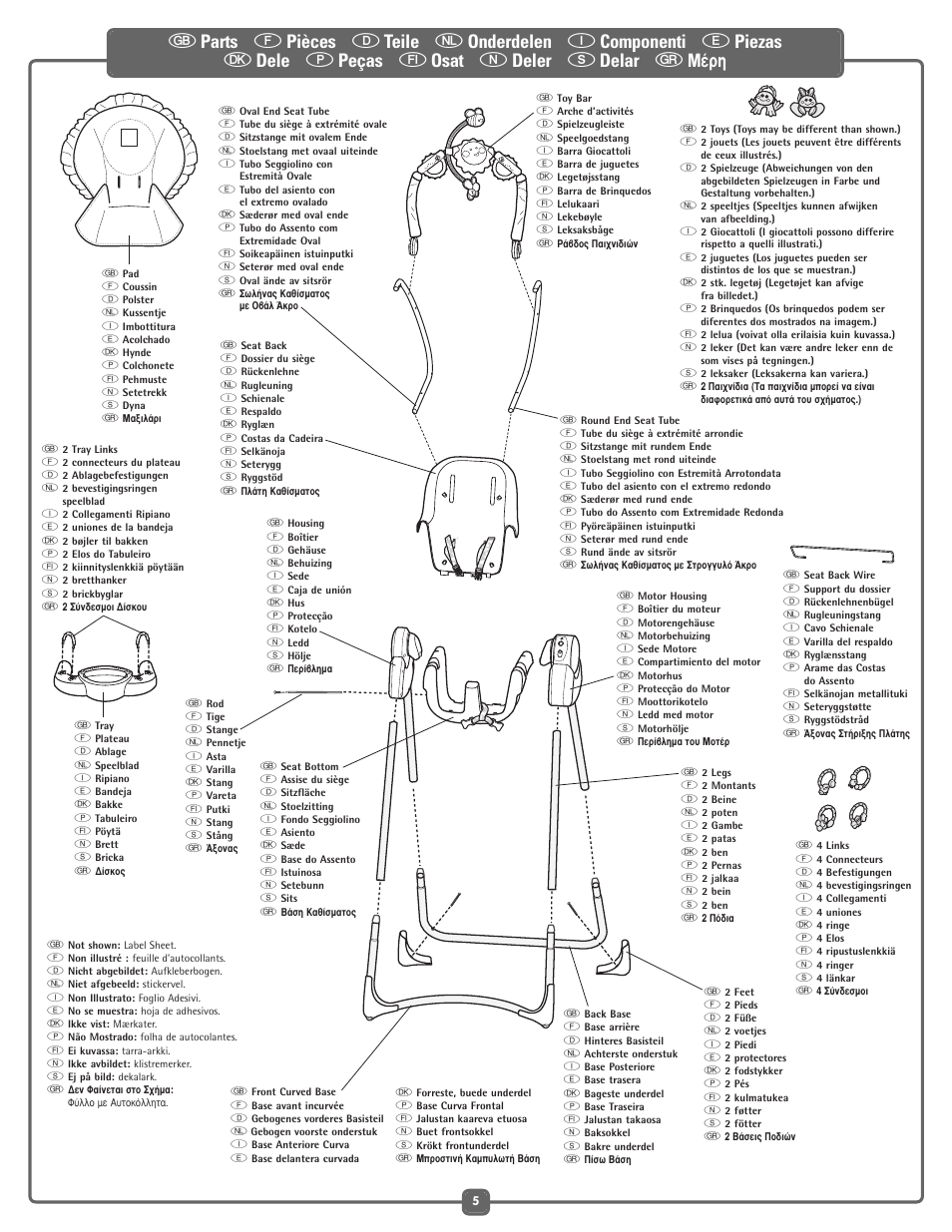 Fisher-Price G5918 User Manual | Page 5 / 40