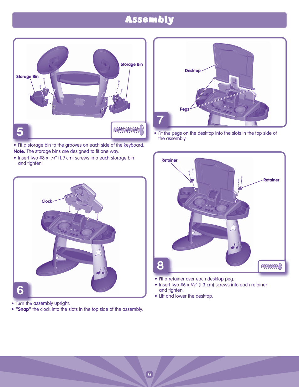 Fisher-Price FUN2LEARN J6870 User Manual | Page 5 / 8