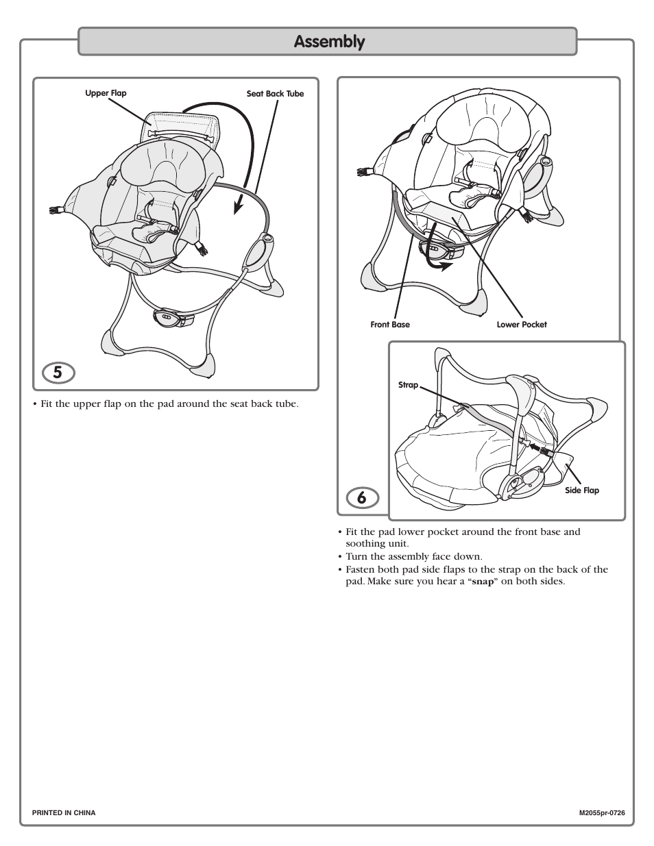 Assembly 6 | Fisher-Price M2055 User Manual | Page 6 / 12