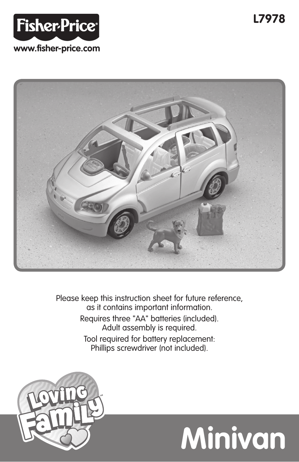 Fisher-Price L7978 User Manual | 4 pages