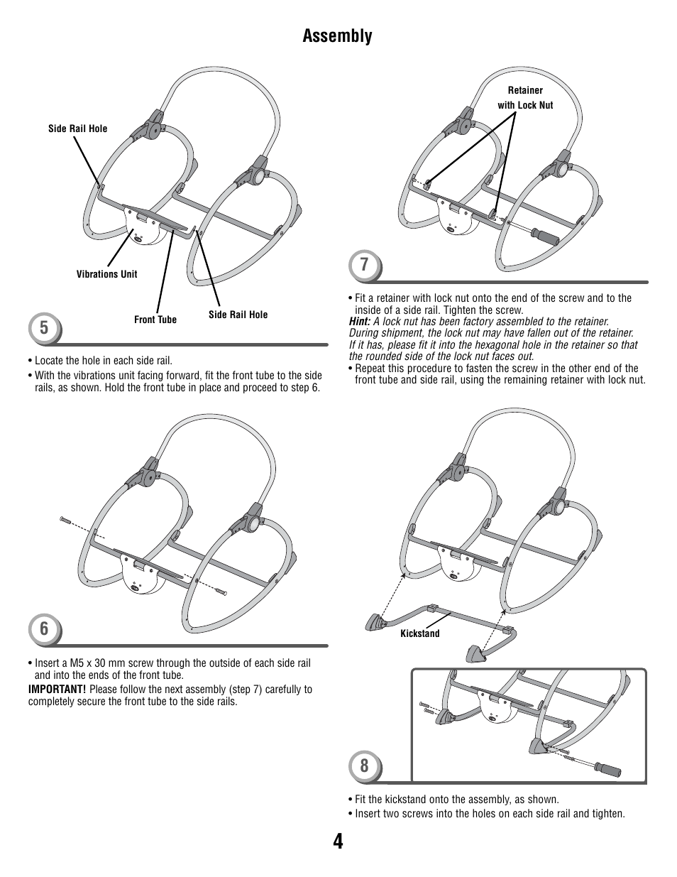 56 assembly | Fisher-Price H5985 User Manual | Page 4 / 8