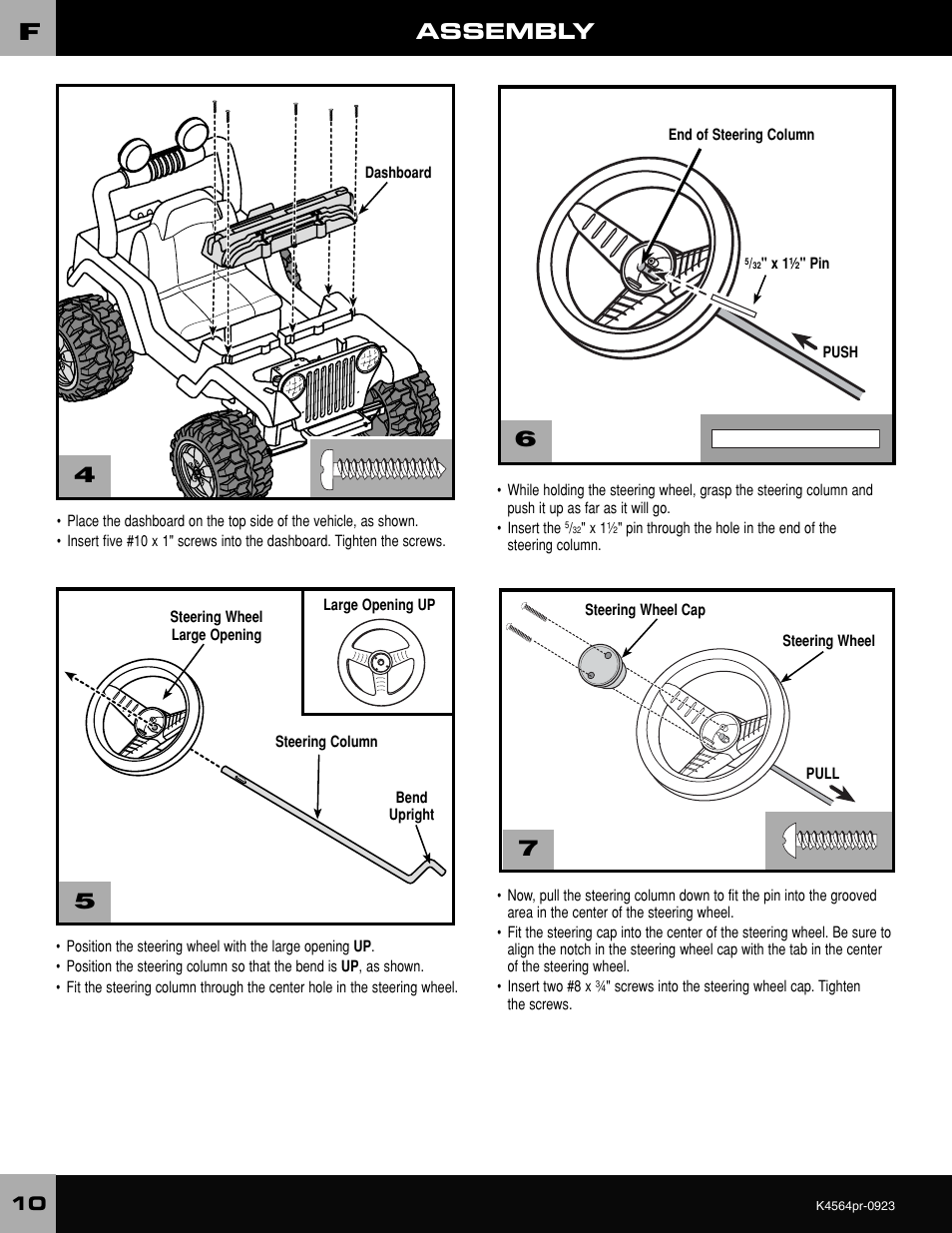 Assembly | Fisher-Price WRANGLER K4564 User Manual | Page 10 / 24