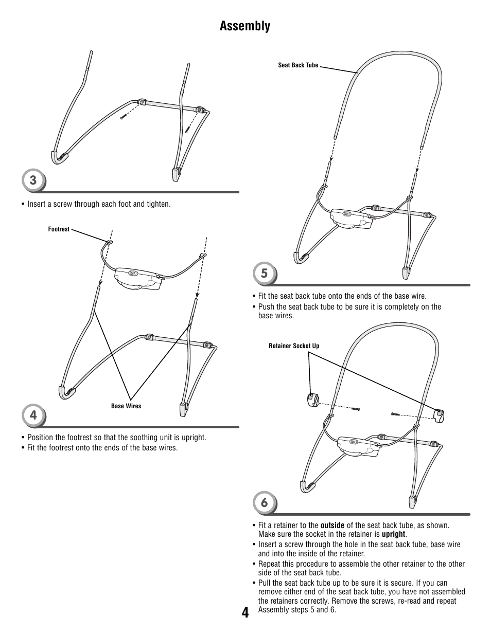 Assembly 4 | Fisher-Price T4144 User Manual | Page 4 / 8