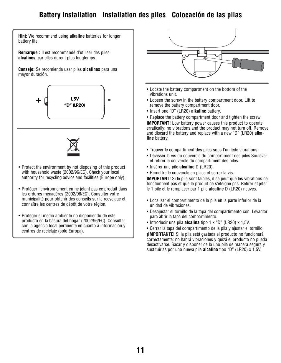 Fisher-Price P3334 User Manual | Page 11 / 20