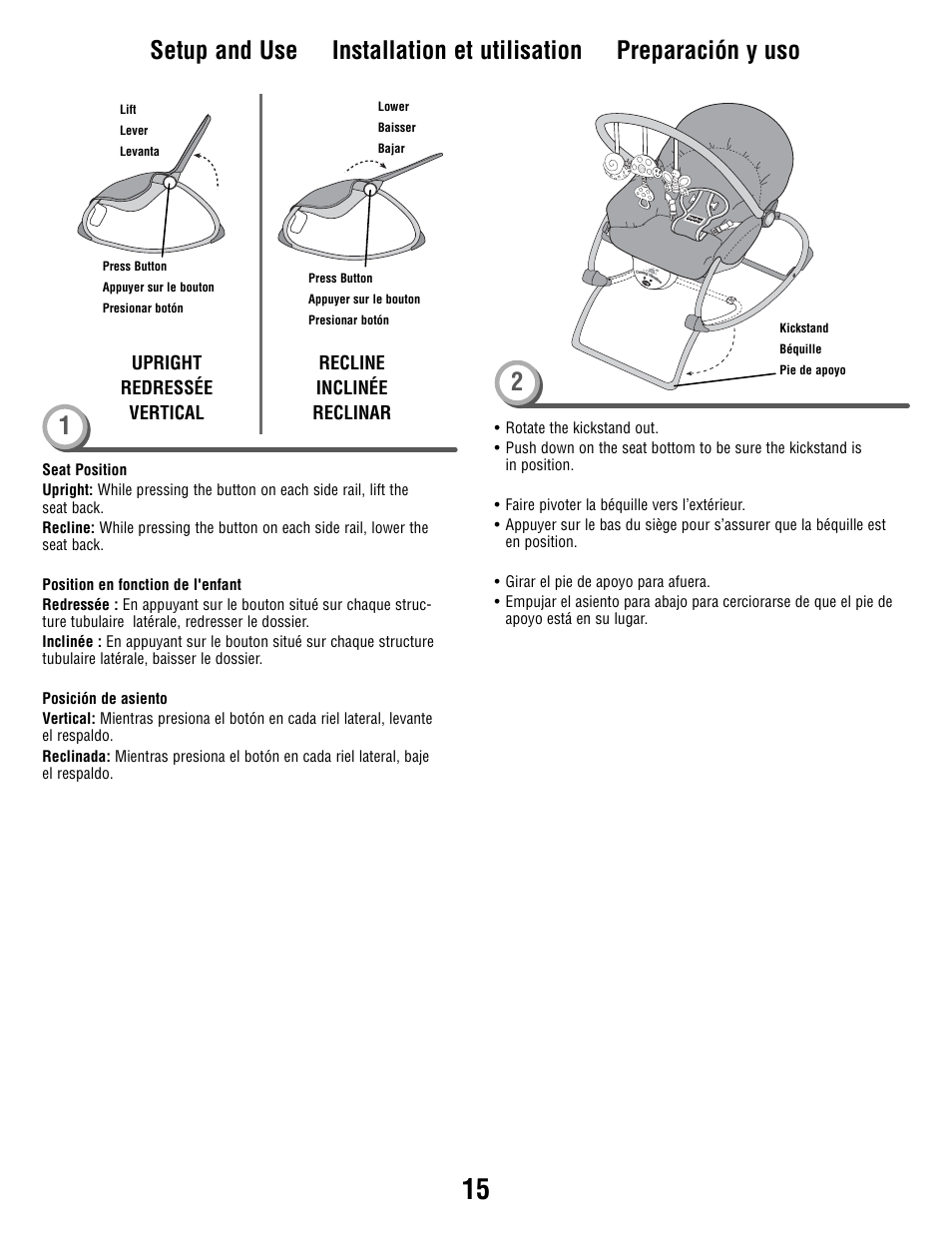 Fisher-Price P3334 User Manual | Page 15 / 20