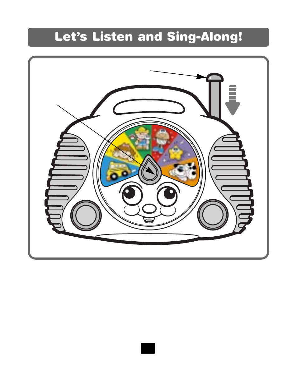 Let’s listen and sing-along | Fisher-Price 72777 User Manual | Page 2 / 8