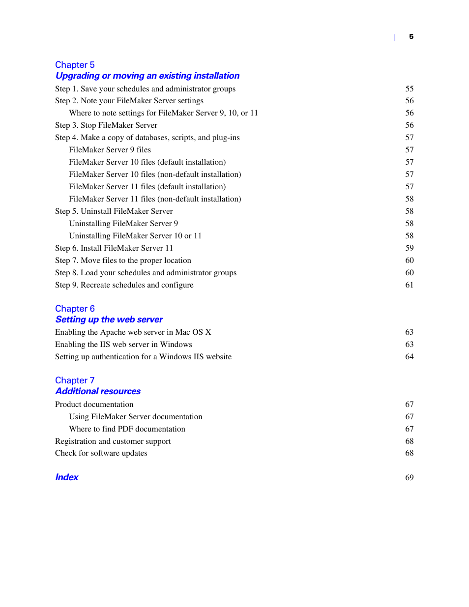 FileMaker G0600 User Manual | Page 5 / 72