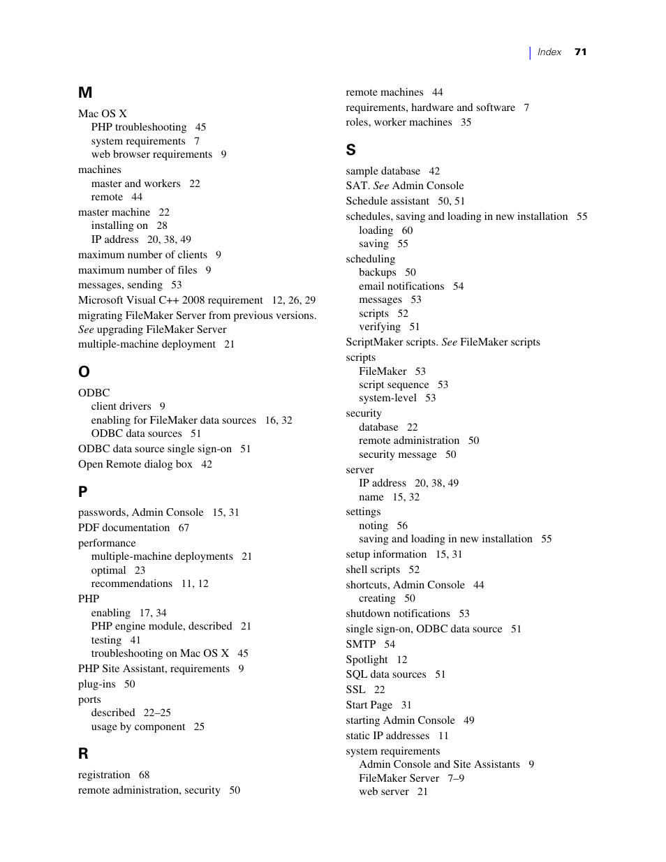 FileMaker G0600 User Manual | Page 71 / 72