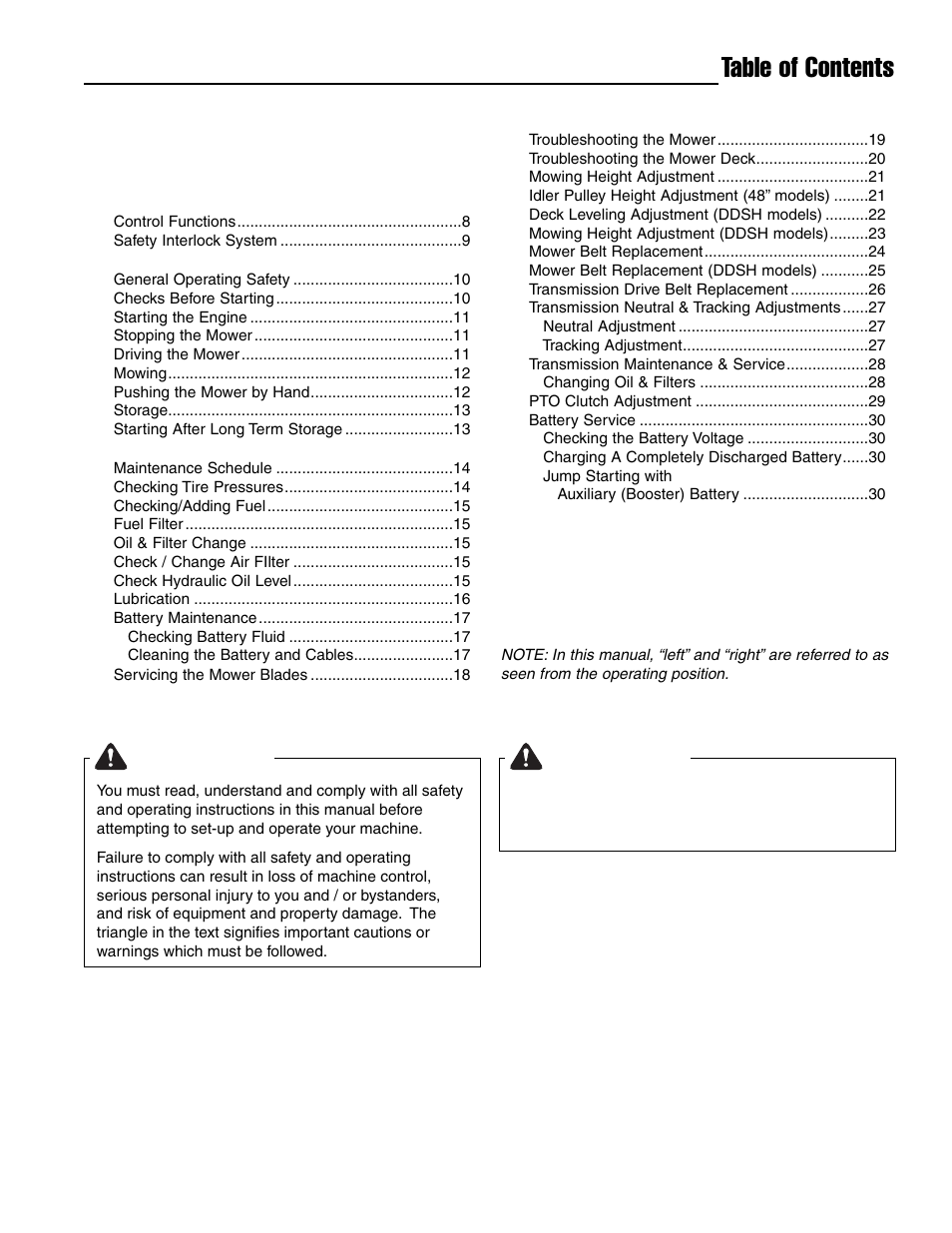 Ferris Industries Ddskav15 User Manual | Page 3 / 44