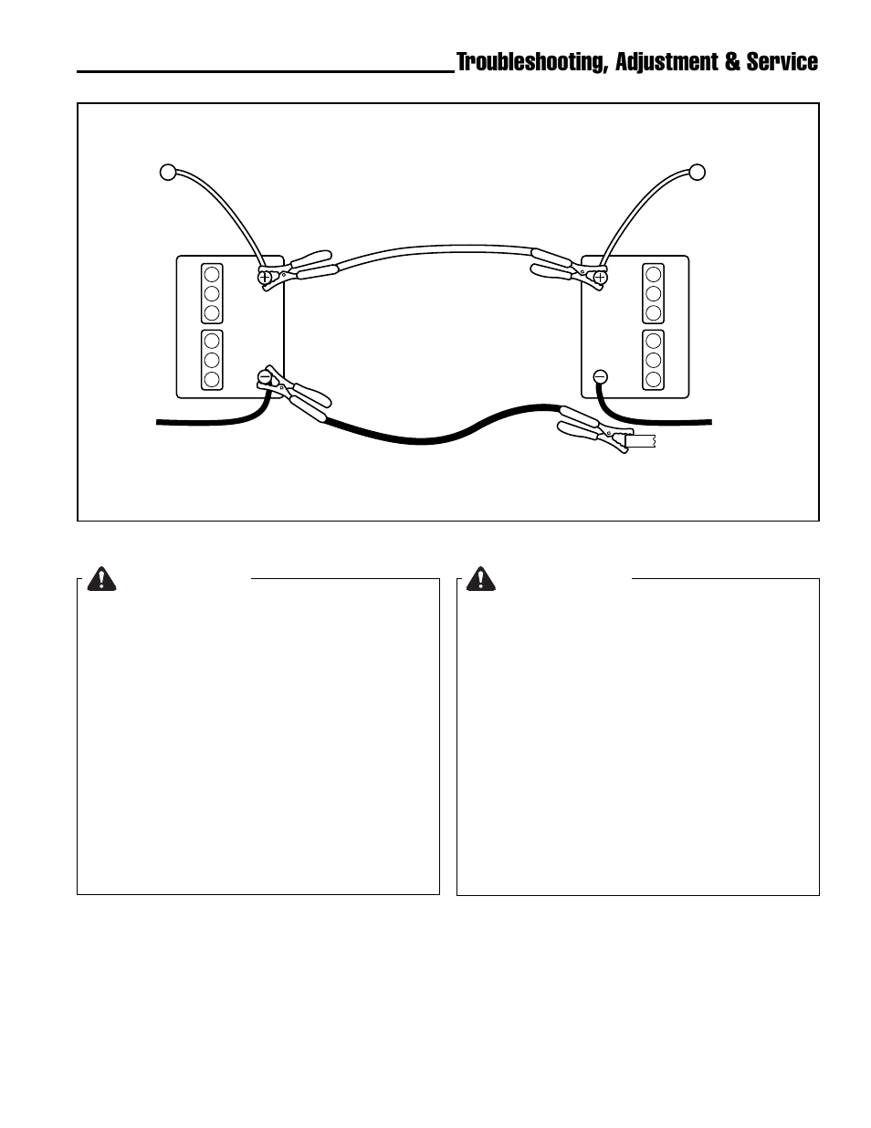 Warning, Troubleshooting, adjustment & service | Ferris Industries Ddskav15 User Manual | Page 33 / 44
