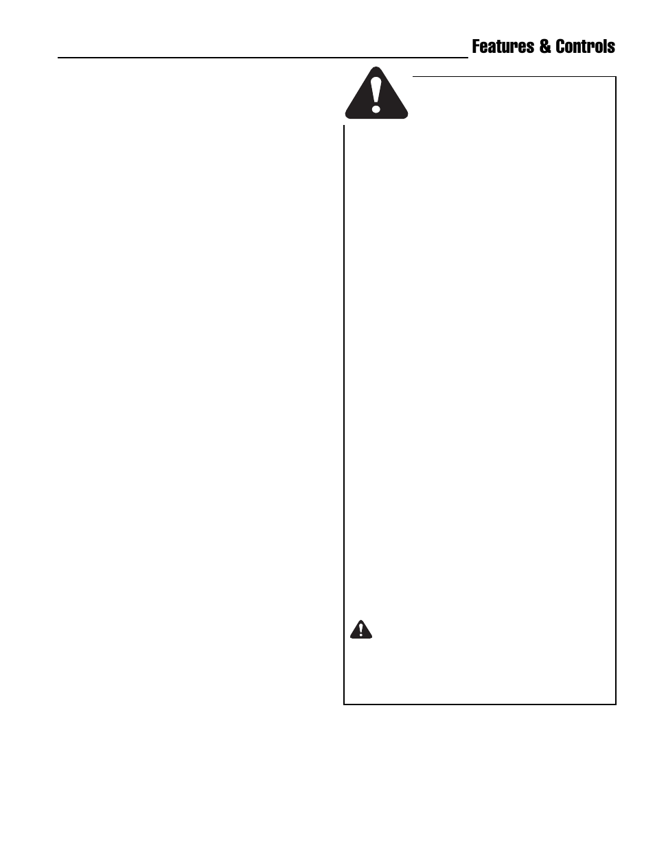 Warning, Features & controls, Safety interlock system | Ferris Industries Hydrowalk Series DDSKAV23CE User Manual | Page 11 / 43