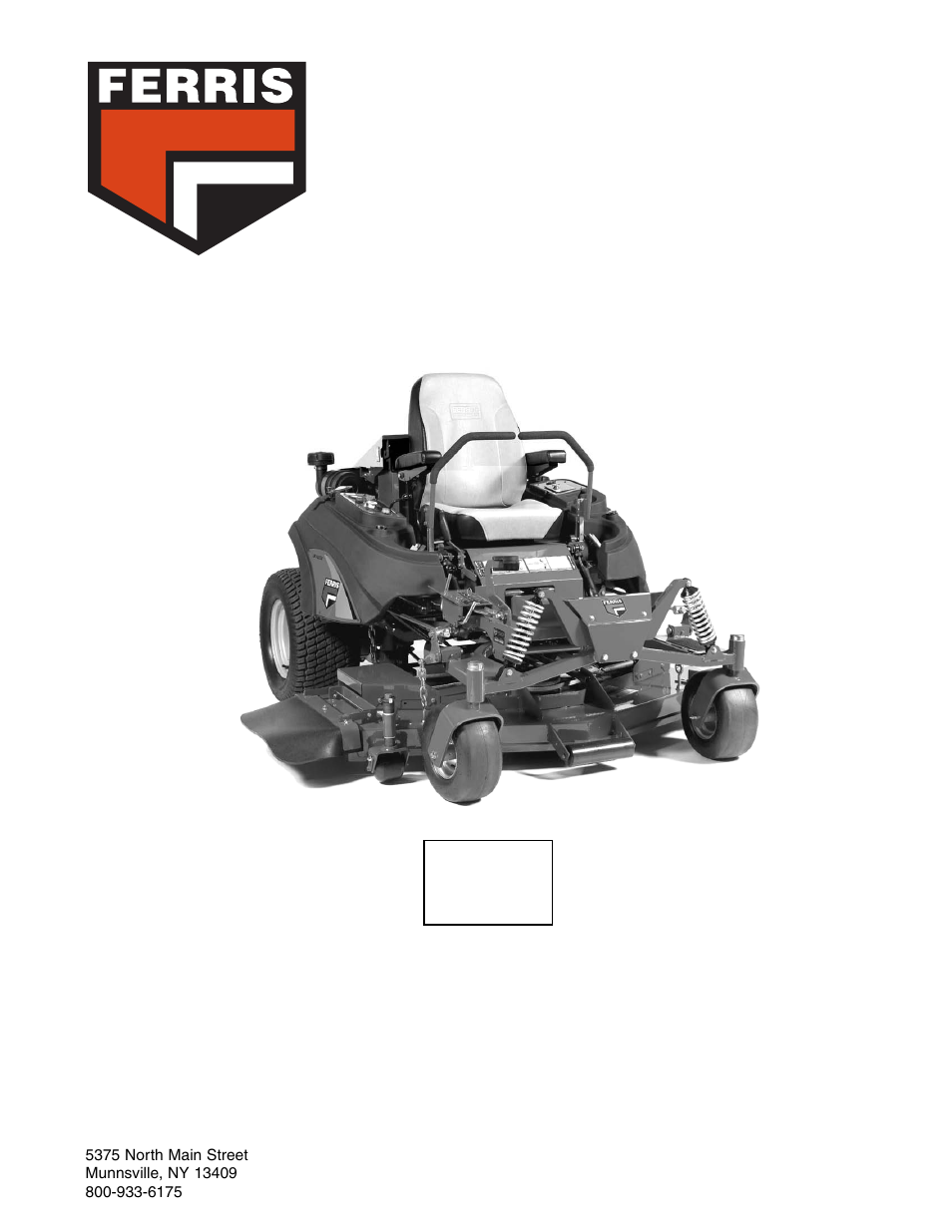 Ferris Industries IS4500ZC28D61CE User Manual | 52 pages