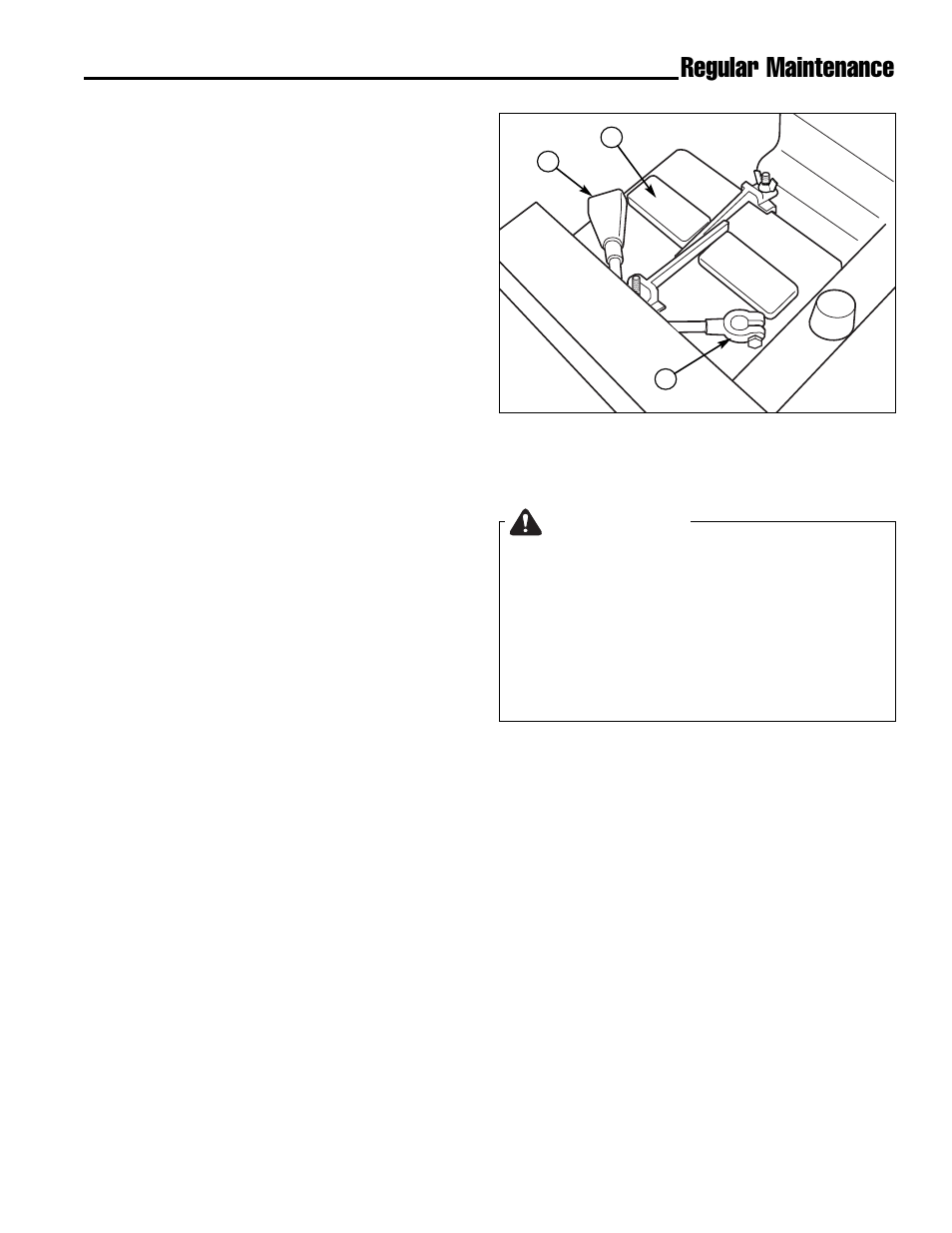 Warning, Regular maintenance, Battery maintenance | Ferris Industries IS4000Z/KAV27 User Manual | Page 21 / 46