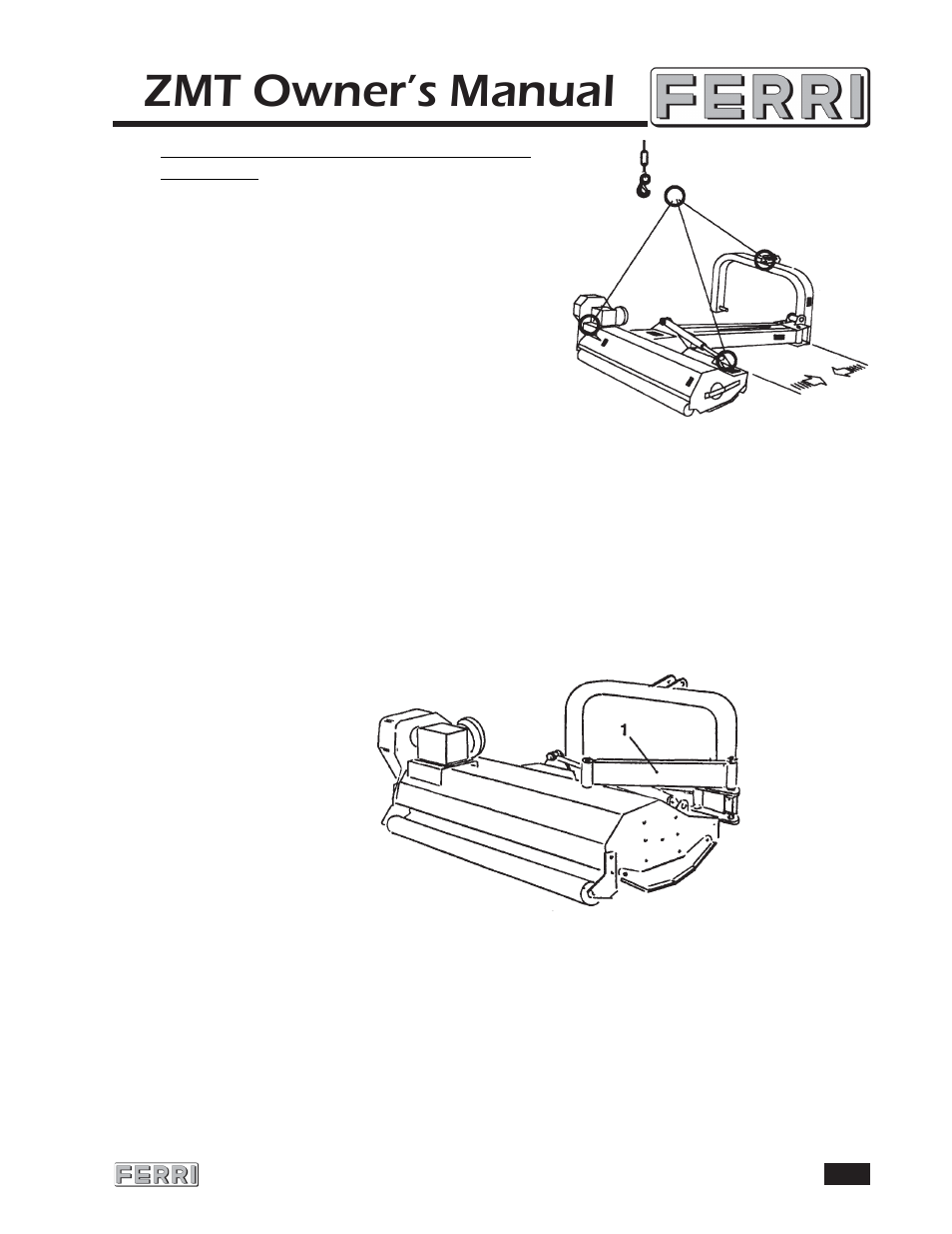 Zmt owner’s manual | Ferris Industries ZMT 160 User Manual | Page 10 / 21