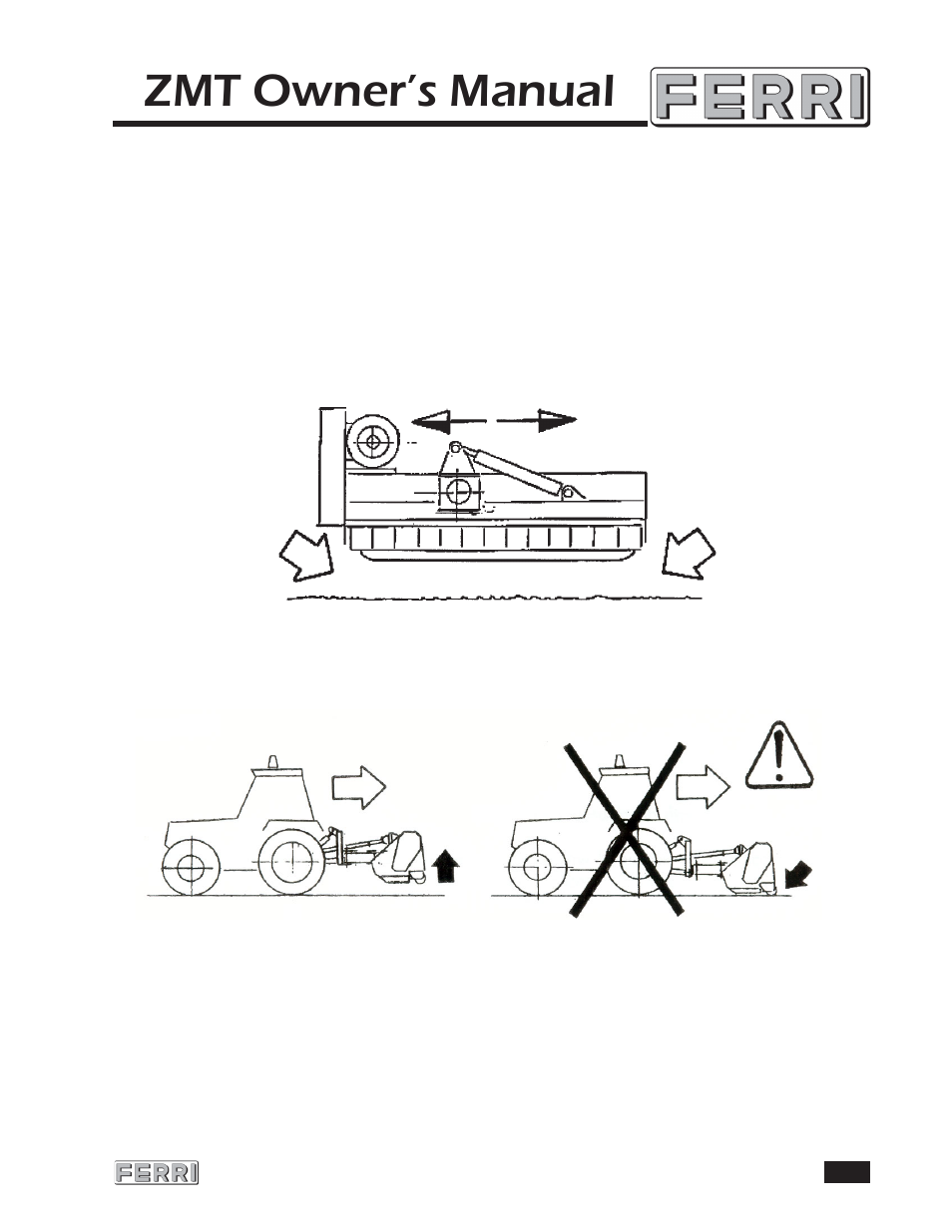 Zmt owner’s manual | Ferris Industries ZMT 160 User Manual | Page 16 / 21