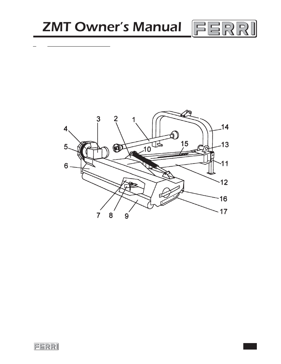 Zmt owner’s manual | Ferris Industries ZMT 160 User Manual | Page 4 / 21