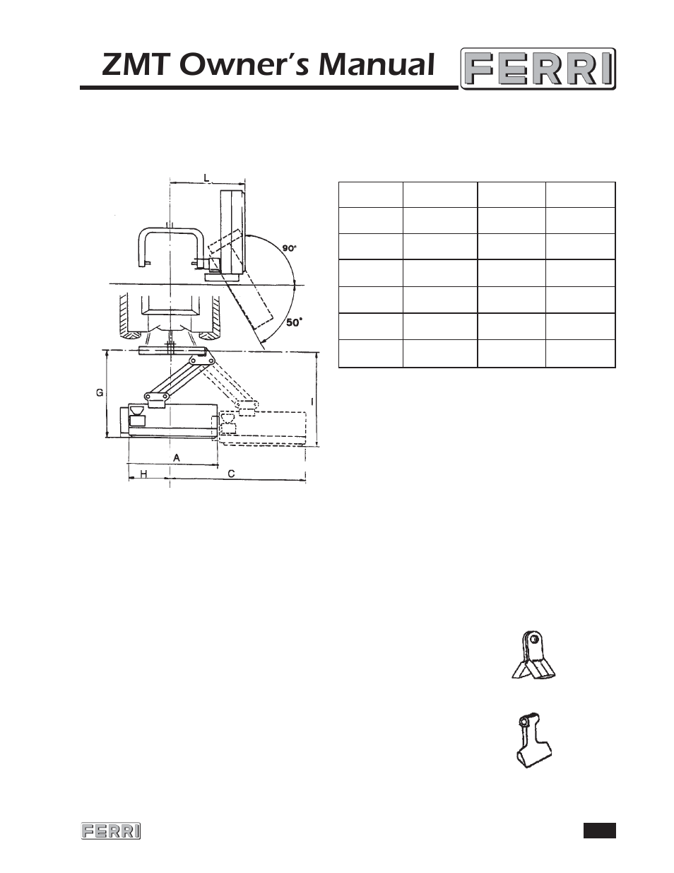 Zmt owner’s manual | Ferris Industries ZMT 160 User Manual | Page 6 / 21