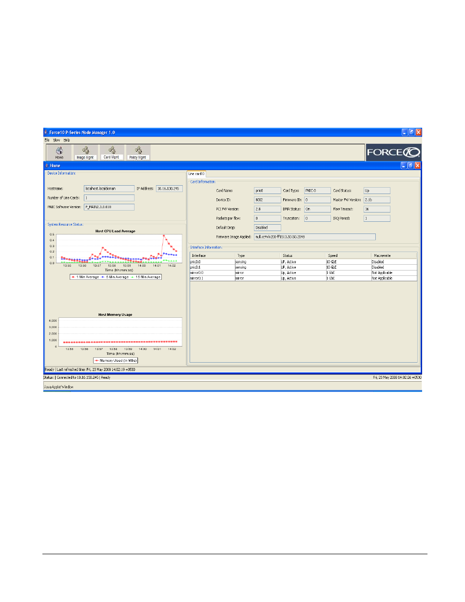 Monitoring system performance | Force10 Networks PSeries 100-00055-01 User Manual | Page 38 / 132