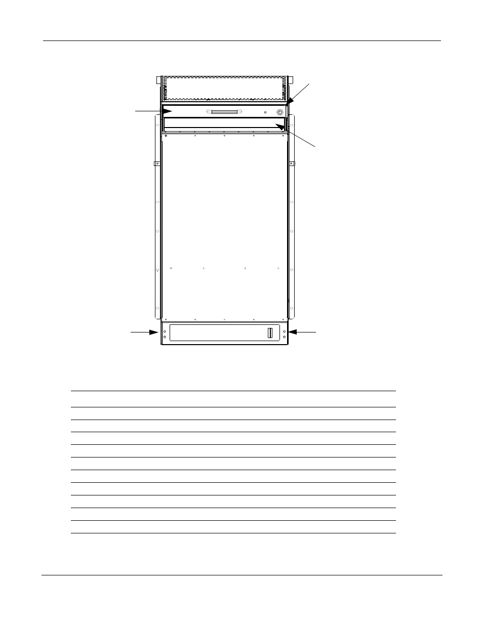 Figure 4, E1200i dc chassis rear view, Table 2 | Force10 Networks Force10 TeraScale E-Series E1200i User Manual | Page 17 / 105