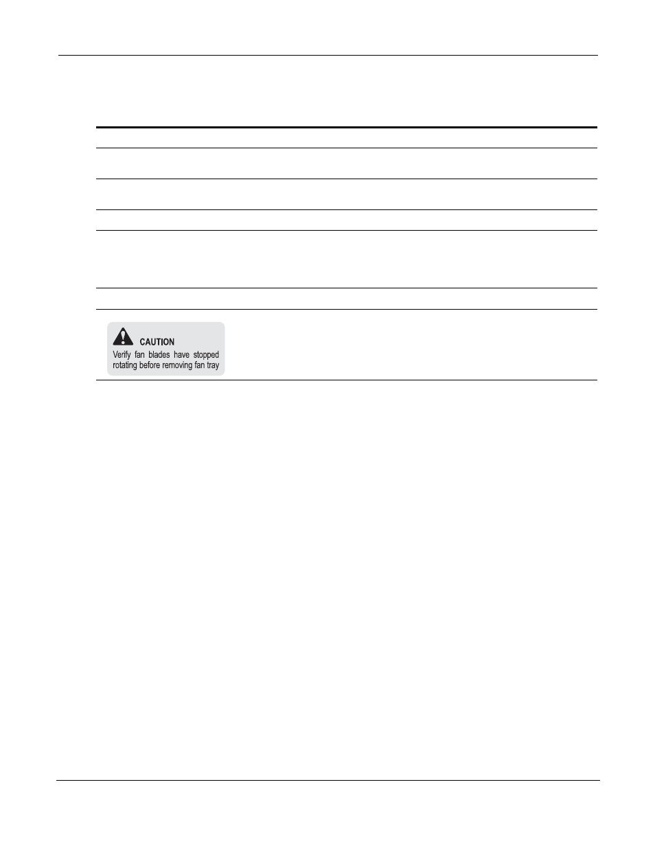 Table 3, Fan tray safety labels | Force10 Networks Force10 TeraScale E-Series E1200i User Manual | Page 33 / 105