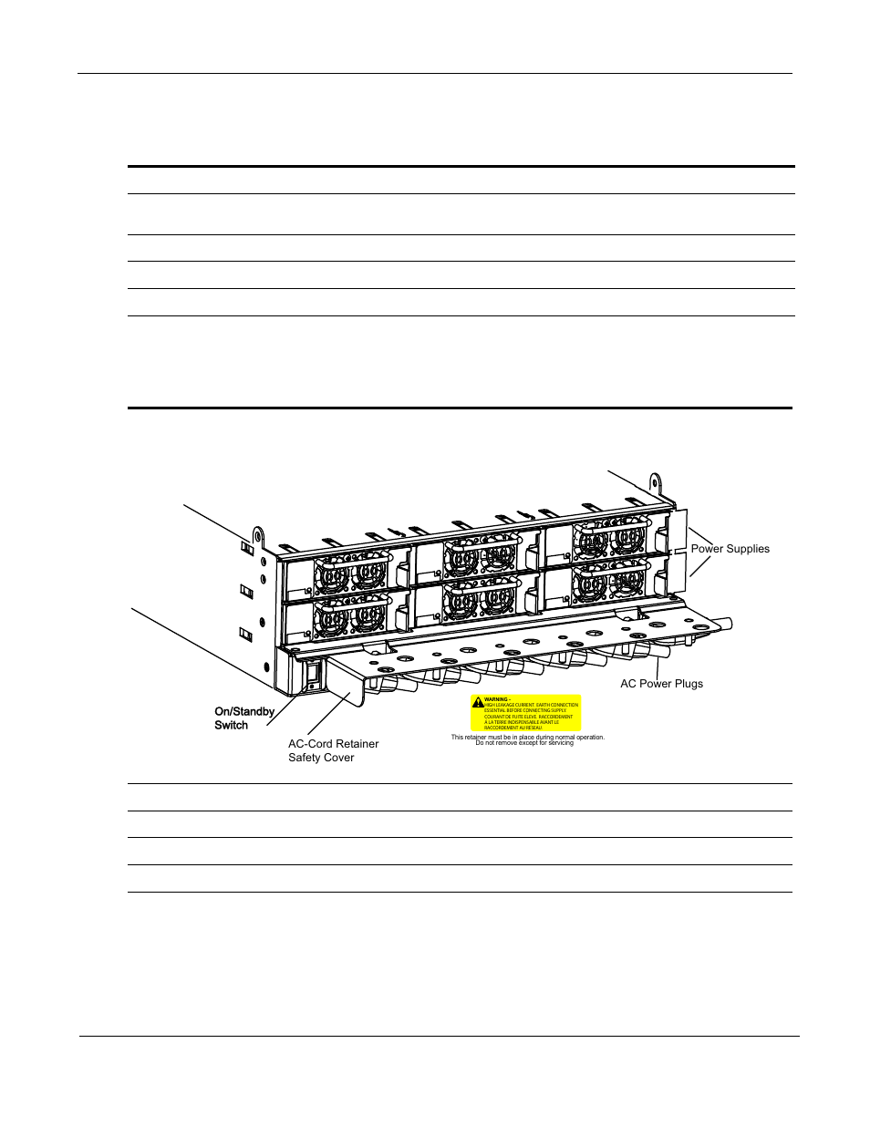 Removing and replacing dc power supplies | Force10 Networks Force10 TeraScale E-Series E1200i User Manual | Page 68 / 105
