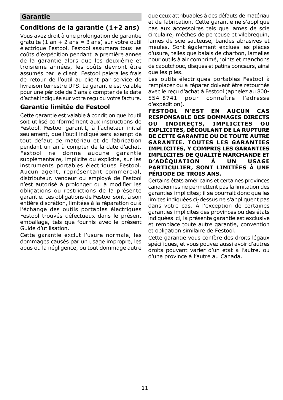 Festool RS 400 Q User Manual | Page 11 / 16