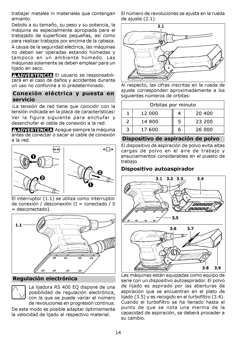 Festool RS 400 Q User Manual | Page 14 / 16