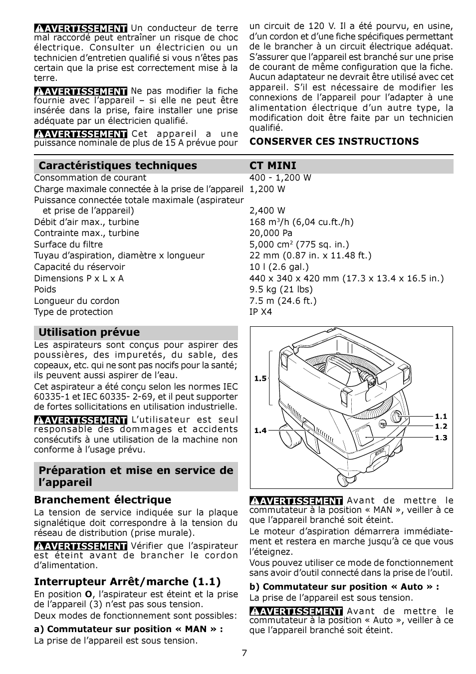 Festool CT MINI User Manual | Page 7 / 16